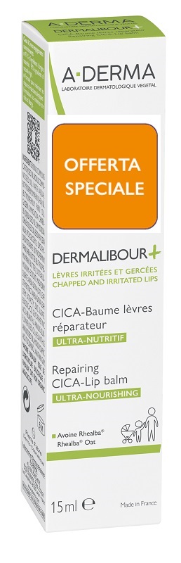 DERMALIBOUR + CICA BALSAMO LABBRA 15 ML - farmagiri