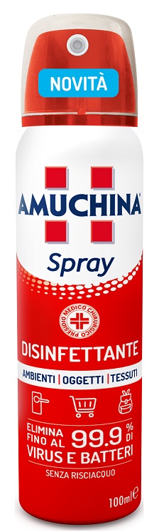 AMUCHINA SPRAY AMBIENTI OGGETTI TESSUTI 100 ML - farmagiri