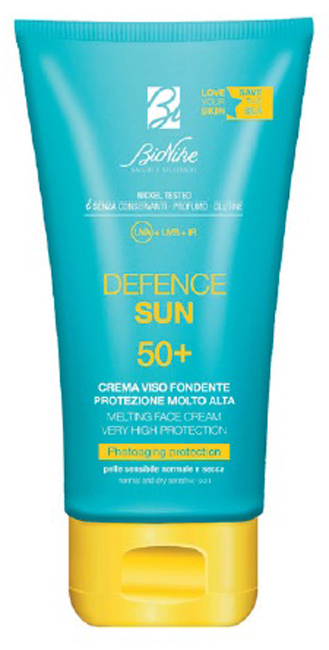 DEFENCE SUN CREMA VISO FONDENTE 50+ 50 ML - farmagiri