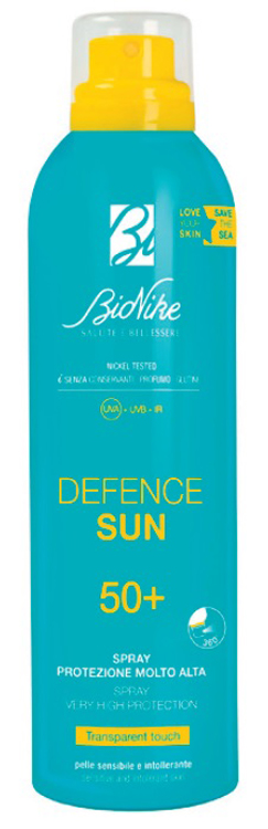 DEFENCE SUN SPRAY TRANSPARENT TOUCH 50+ 200 ML - farmagiri