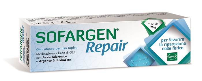 MEDICAZIONE SOFARGEN GEL ACIDO IALURONICO E ARGENTO SULFADIAZINA TUBETTO 25 G - farmagiri