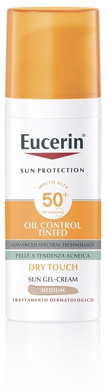 EUCERIN SUN OIL CONTROL TINTED CREAM SPF50+ 50 ML - farmagiri