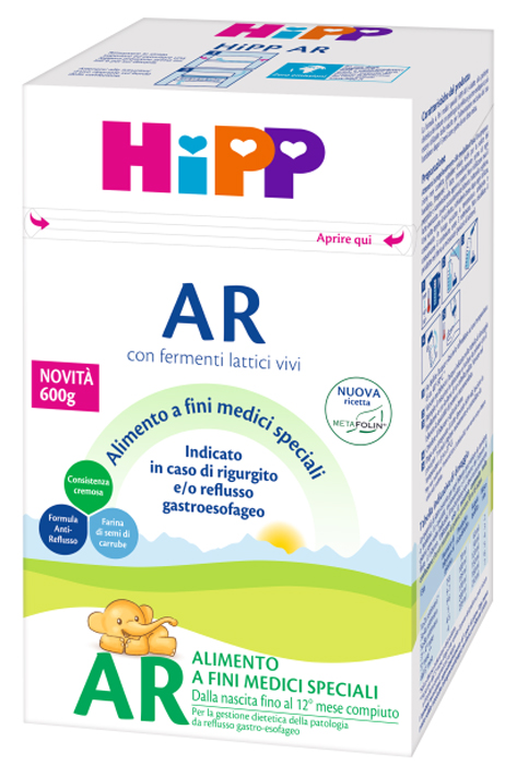 HIPP LATTE ANTIREFLUSSO CON METAFOLINA 600 G - farmagiri