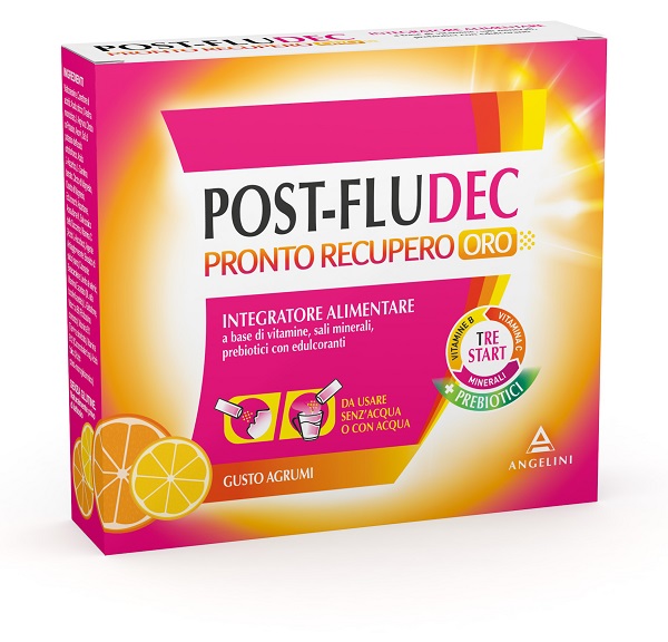 POSTFLUDEC AGRUMI PRONTO RECUPERO ORO 12 BUSTINE - farmagiri