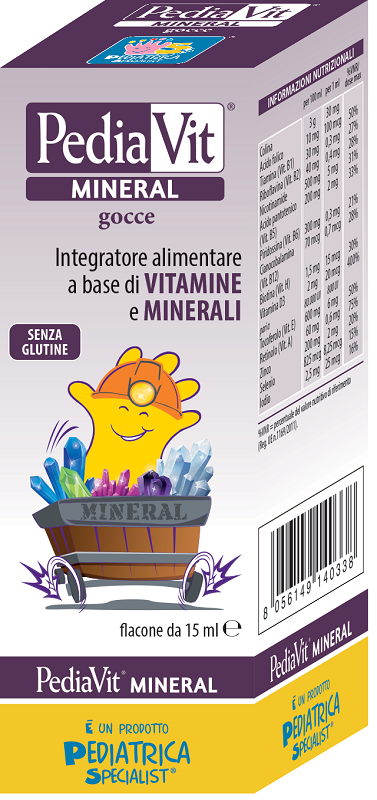 PEDIAVIT MINERAL GOCCE 15 ML - farmagiri