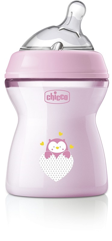 CHICCO BIBERON NAT FEEL PP 2M+ 250 ML BIMBA - farmagiri