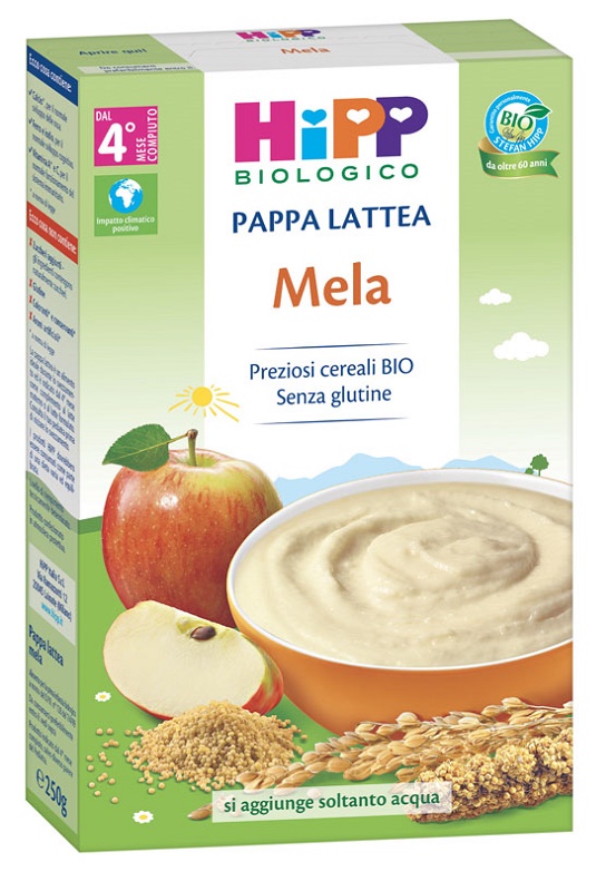 HIPP BIO PAPPA LATTEA MELA 250 G - farmagiri