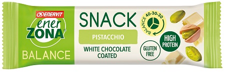 ENERZONA SNACK PISTACCHIO CIOCCOLATO BIANCO 27 G - farmagiri