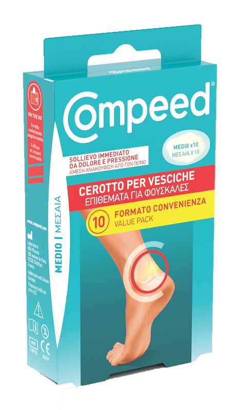 CEROTTI COMPEED PER VESCICHE MEDIO 10 PEZZI CARTON - farmagiri