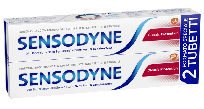 SENSODYNE CLASSICO PROTECTION 2 X 75 ML - farmagiri