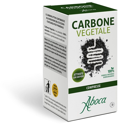 CARBONE VEGETALE 30 COMPRESSE - farmagiri