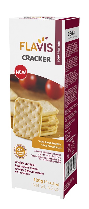 FLAVIS CRACKER APROTEICI 4 PORZIONI DA 30 G - farmagiri
