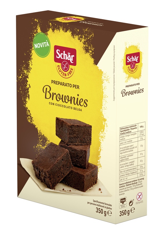 SCHAR PREPARATO PER BROWNIES CON CIOCCOLATO BELGA 350 G - farmagiri