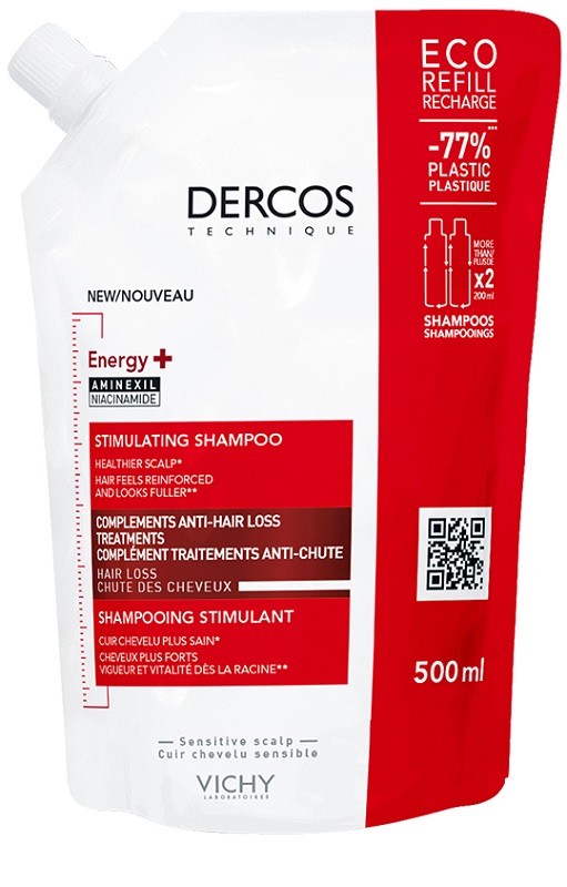 DERCOS ECO RICARICA ENERGIZZANTE 500 ML - farmagiri