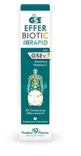 GSE EFFERBIOTIC RAPID 20 COMPRESSE - farmagiri