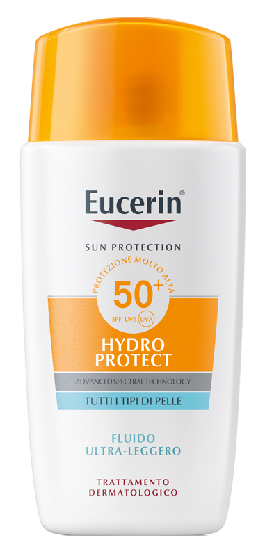 EUCERIN SUN FACE HYDRO PROTECT FLUIDO ULTRA LEGGERO SPF50+ 50 ML - farmagiri