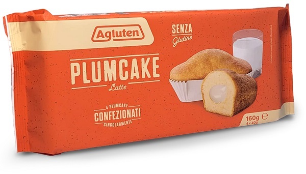 AGLUTEN PLUMCAKE LATTE 4 X 40 G - farmagiri