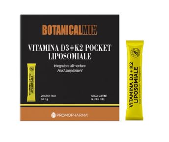 VITAMINA D3+K2 LIPOSOMIALE POCKET 20 STICK - farmagiri