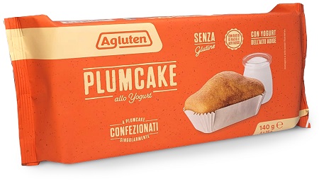 AGLUTEN PLUM CAKE YOGURT 4 PEZZI DA 35 G - farmagiri