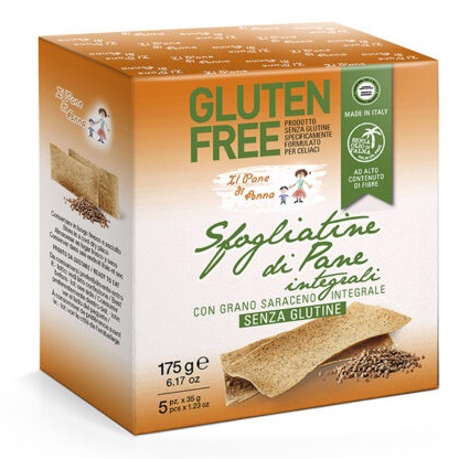 IL PANE DI ANNA SFOGLIATINE PANE INTEGRALE SENZA GLUTINE 315 G - farmagiri