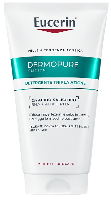 EUCERIN DERMOPURIFYER GEL DETERGENTE TRIPLA AZIONE 150 ML - farmagiri