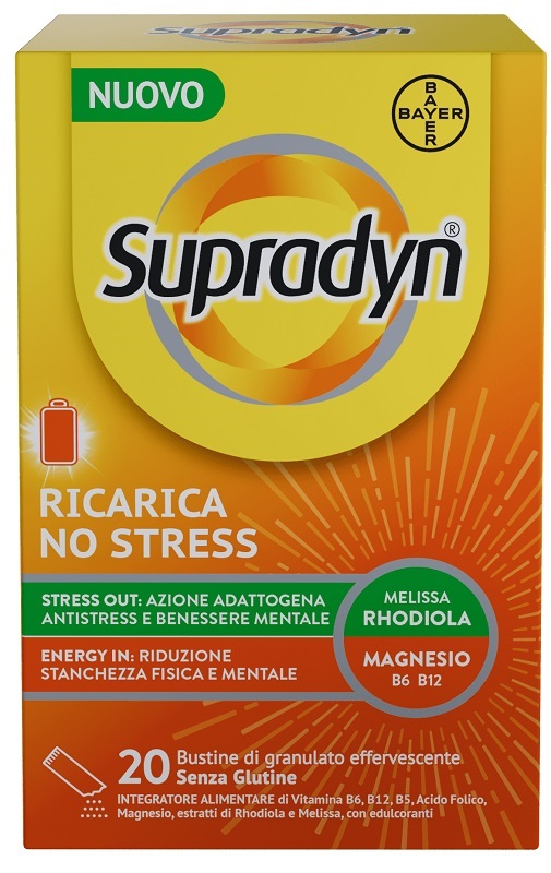 SUPRADYN RICARICA NO STRESS 20 BUSTINE - farmagiri