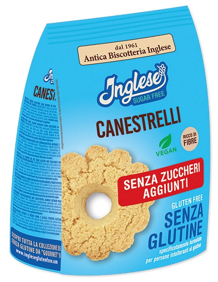 INGLESE BISCOTTI CANESTRELLI SENZA ZUCCHERI AGGIUNTI 200 G - farmagiri