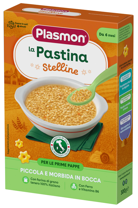 PLASMON PASTA STELLINE 300 G - farmagiri