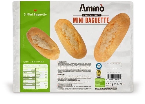 AMINO' MINI BAGUETTE 3 PEZZI DA 50 G - farmagiri