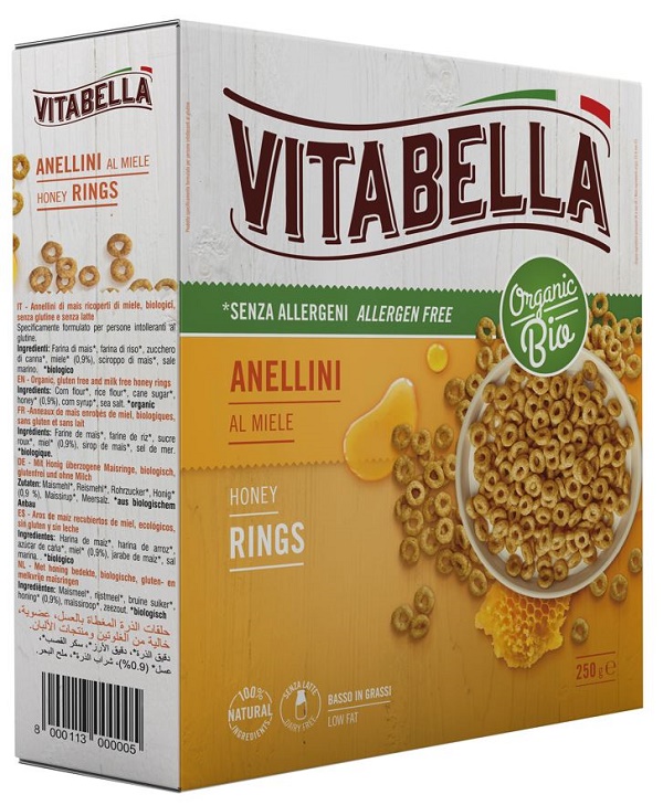 VITABELLA ANELLINI AVENA MIELE 300 G - farmagiri