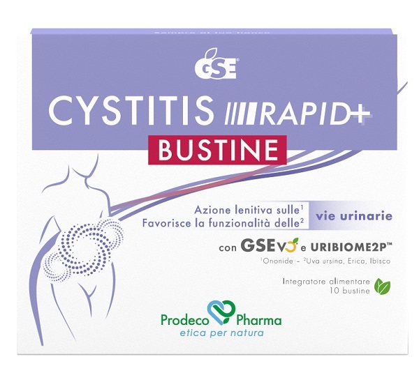 GSE CYSTITIS RAPID+ 10 BUSTINE - farmagiri