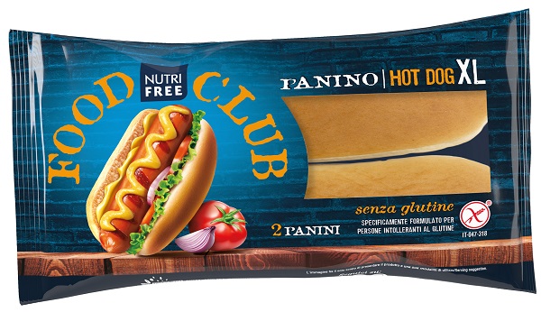 NUTRIFREE PANINO HOT DOG XL 2 PEZZI DA 65 G - farmagiri