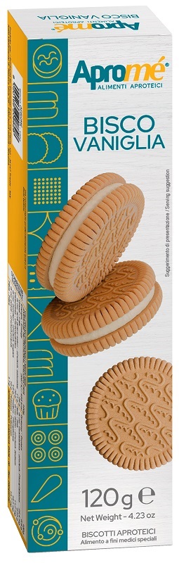 APROME' BISCO VANIGLIA 120 G - farmagiri