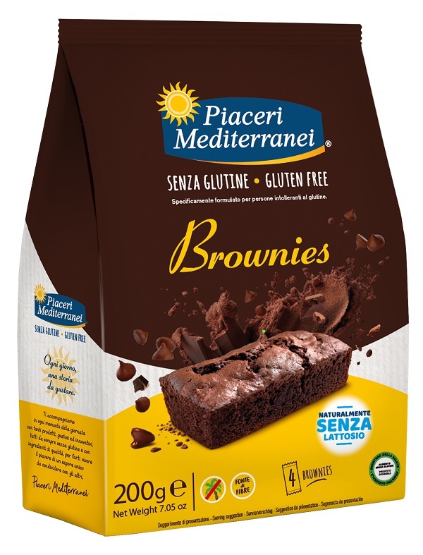 PIACERI MEDITERRANEI BROWNIES 200 G - farmagiri